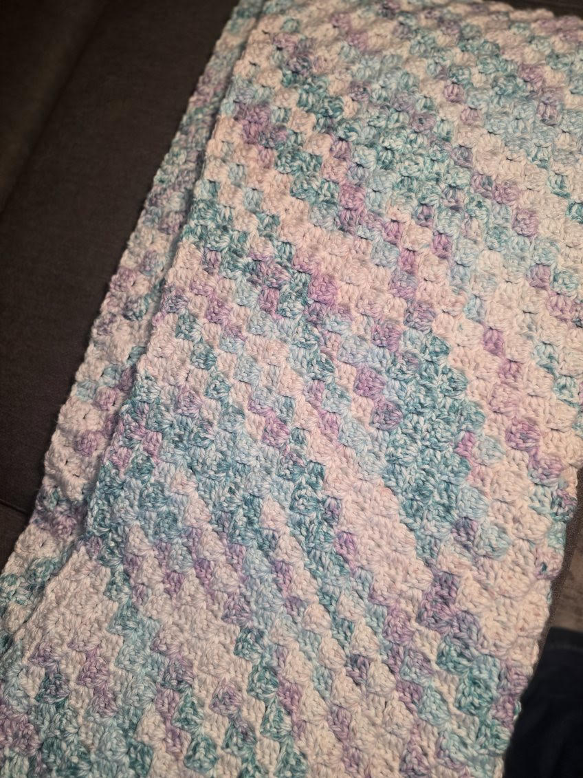 Enchanted Paradise Hand-Crocheted Baby Blanket