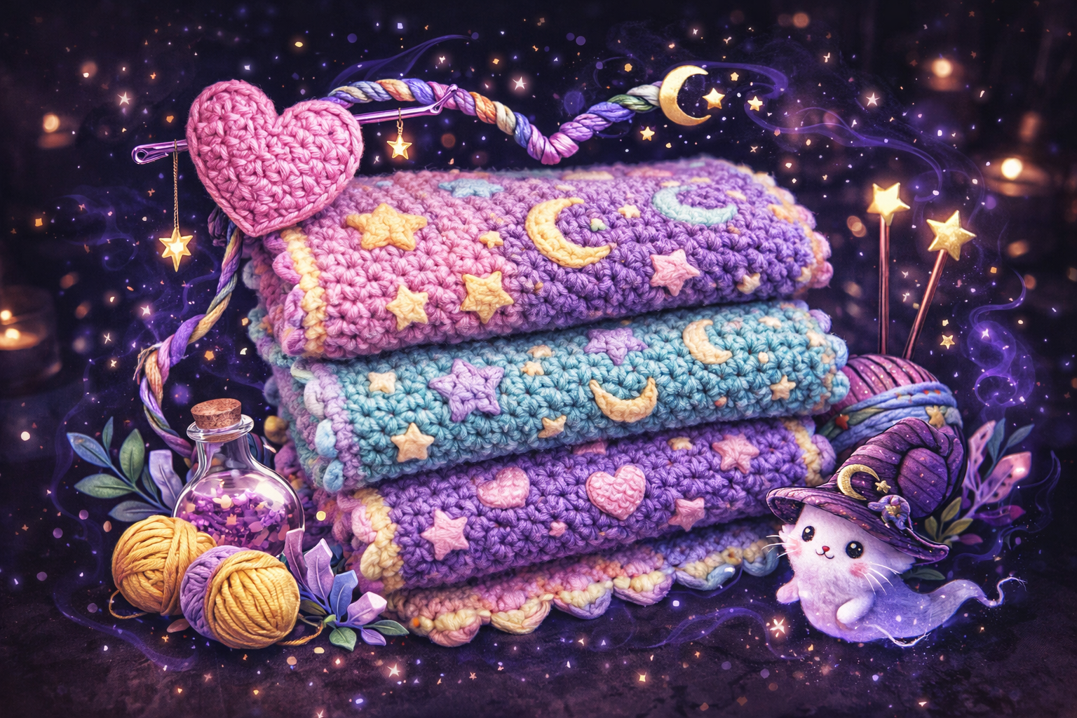 Custom crocheted baby blanket