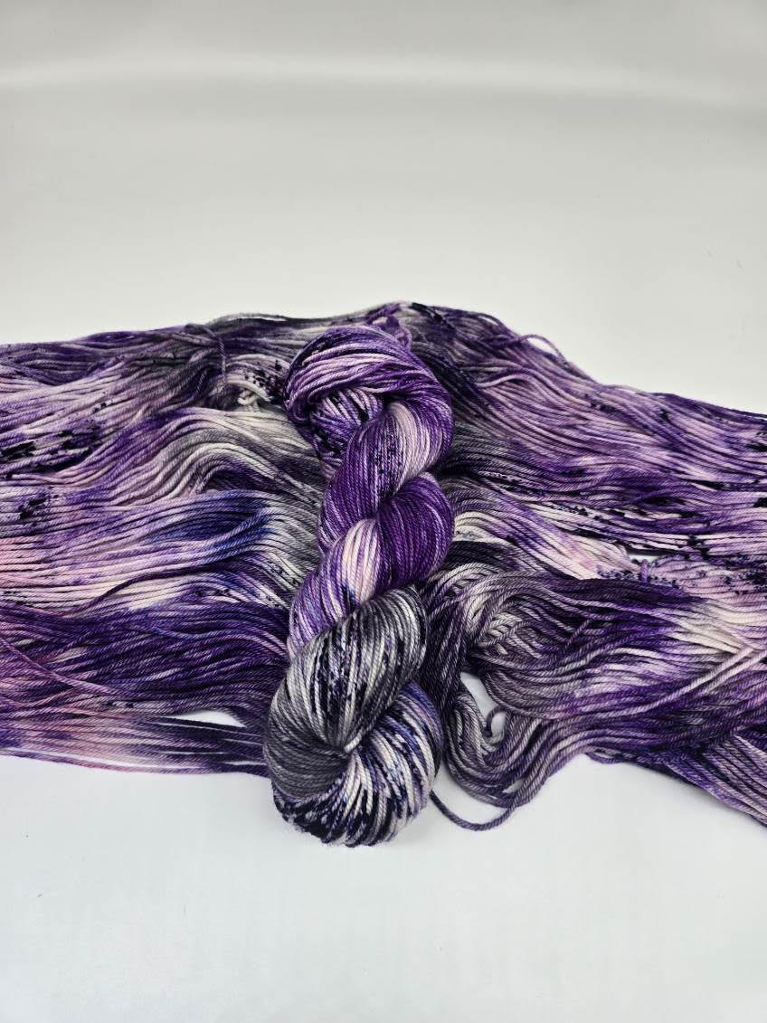 Purple Haze — Hand-Dyed Yarn | Charmed Comforts