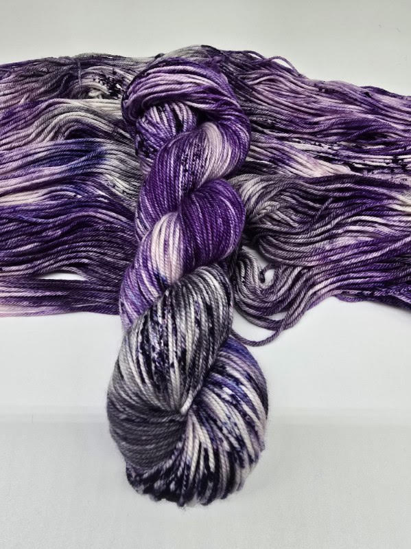 Purple Haze — Hand-Dyed Yarn | Charmed Comforts