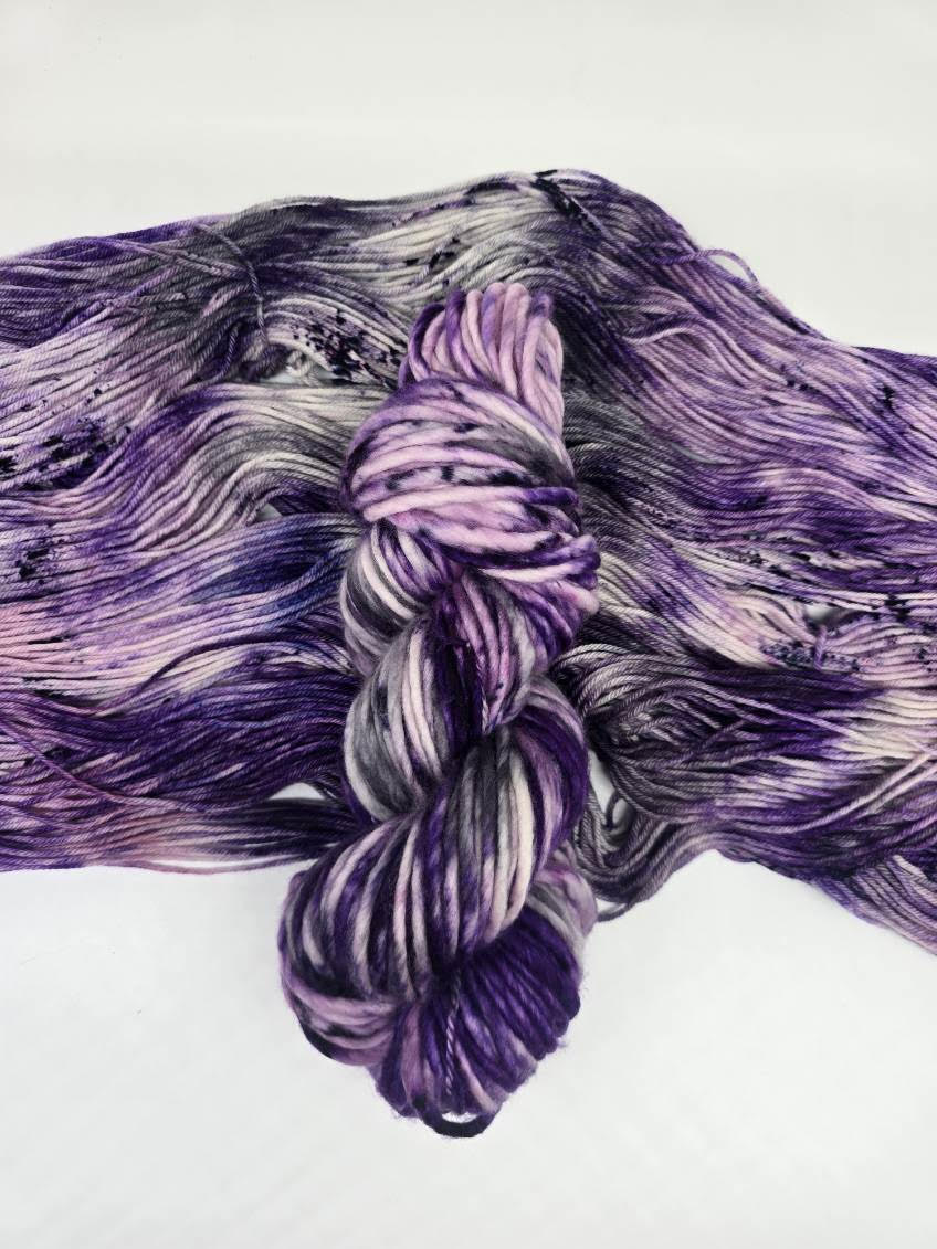 Purple Haze — Hand-Dyed Yarn | Charmed Comforts